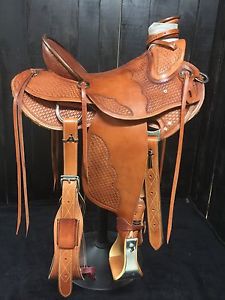 (In Stock) 15.5" WADE Saddle - Ranch/Roping/Training/Trail