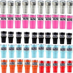 DHL 50pc 6 Colors Yeti Rambler Cooler Stainless Steel Coffee Mug 30oz Travel Cup