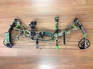 NEW HOYT CARBON SPYDER ZT TURBO RH 60-70LB 28"-30" DRAW XTRA FULLY SET UP!!!!