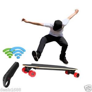 Wireless Four Wheels Smart Electric Scooter Remote Control Skateboard Longboard