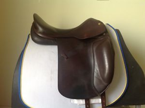 Spirig Dressage Saddle, 17.5 M, Brown
