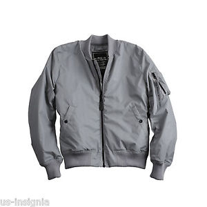 ALPHA INDUSTRIES MA-1 VF RÉFLÉCHISSANT ARGENT