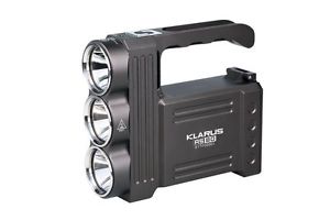 Klarus Men's RS80 Long-Range Rechargeable Searchlight with 3450 Lumens, Gun Met
