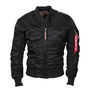 ALPHA Industries MA 1 VF 59 Homme Veste Mi-saison CLASSIQUE noir