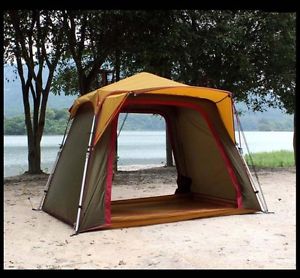 2 Persons Camping Hiking Double Lining Tent Outdoor Waterproof *