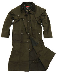 OFFRE SPÉCIALE - WORKHORSE DROVERS MANTEAU Cuir Huilé ciré + FLEECY DOUBLURE