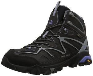 Merrell Women's Capra Sport Gore-Tex Hiking Boot Black/Grey 6 B(M) US New