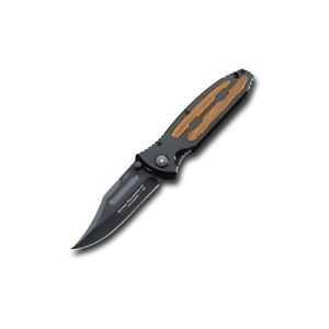 BökerTaschenmesser 440C Klingenstahl Kalashnikov Black  Aluminium-Griff