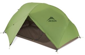 MSR HUBBA HUBBA 2P TENT MOSS GREEN/BLACK W/ FOOTPRINT
