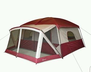 tent by ozark 12 person cabin tent with screen porch