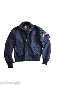 ALPHA INDUSTRIES STARFIGHTER REP. BLEU VESTE D'AVIATEUR BLOUSON BOMBARDIER