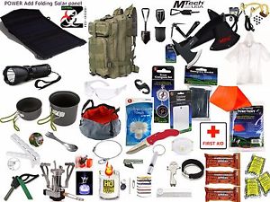 Bugout bag Survival kit backpack Camping Emergency disaster preparedness
