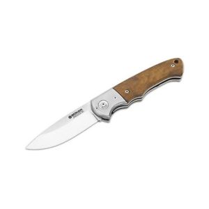 BökerTaschenmesser Titan Hunter Wood  Space Shuttle Klingenstahl Wüsteneisenholz