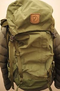 SUPER FJALLRAVEN KAIPACK 38 GREEN G1000 RUCKSACK / PACK & KARRIMOR DRY SAC