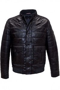 Daniel Hechter Homme Nappa Veste en cuir - en 2 couleurs