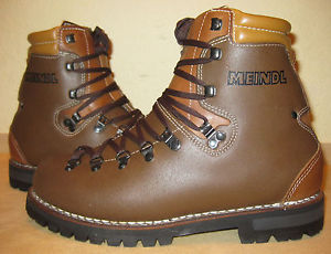 Meindl UK 8 EU 42 USA 9 Wanderstiefel zwiegenähte Bergschuhe Leder NEU! #1468