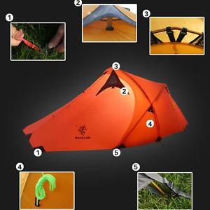 HILIMAN 2 Person Outdoor Camping Travel Portable Family Waterproof Hiking Tent
