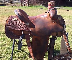 15" NRS Pro-series Roping Saddle