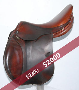 17.5" ANTARES JUMPING SADDLE (SO21639) GOOD CONDITION!! - DWC