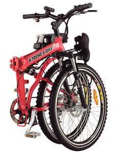X-Treme Folding Mountain E-Bike Lithium Battery 300W ON SALE THRU NOV 30