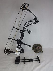 Bowtech Carbon Icon RAK Package Left hand Black 70lbs 26.5 - 30.5in.