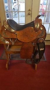 16" All American Hereford Show Saddle (Made in Texas)