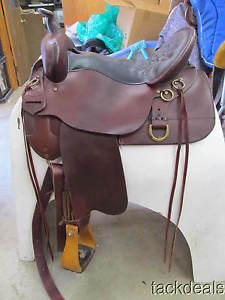 Circle Y High Horse Big Springs Trail Saddle 17" Wide Lightly Used