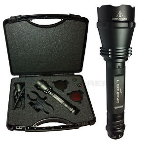 LEDWAVE Jagd Tschenlampen Set - Hunting Set Targeter LED Max - Rot & Grün Filter