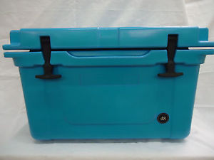 CYBER MONDAY SPECIAL** PREMIUM FROSTBITE COOLER, 48 Quart, Ocean Blue Color,