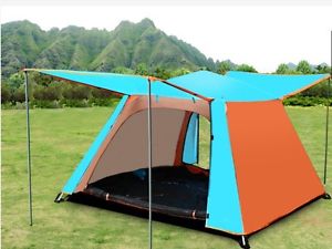 3-4 Persons POP UP 1’S Family Outdoor Waterproof Beach Camping Hiking Tent #