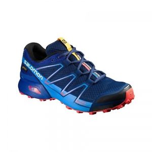 SALOMON SPEED VARIO GTX (390548) LAUFSCHUHE BLUE/ORAN UK GR. 8 - GR. 12