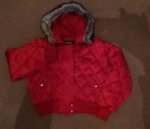 women's XL red puffer/bomber Avirex jacket