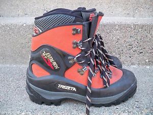 Trezeta Evolution Mountaineering Hiking Leather Stomper Men's Boots Size 8.5 US