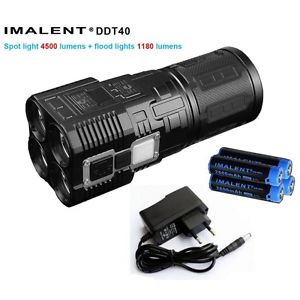 IMALENT DDT40-KIT Imalent DDT40 potente 5380 lumenes linterna recargable KIT com
