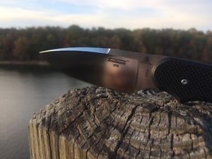 Lone Wolf Knives Trailmate 154CM G-10 Leather Sheath Pre Benchmade Production