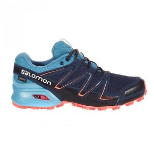 SALOMON SPEED VARIO GTX (390544) LAUFSCHUHE BL/GUM/COR UK GR. 5 - UK GR. 7,5