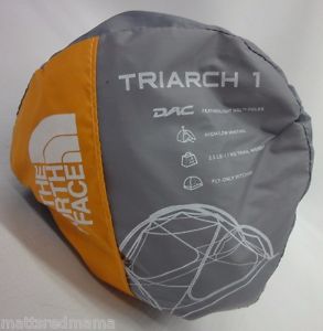 North Face Triarch 1 Person Backpacking Tent CF11 Summit Gold/Weimaraner Brown
