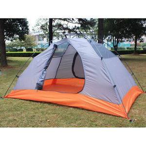Outdoor Camping Two People Two Layers Tent Waterproof Windproof Tent