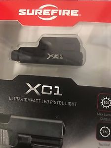SureFire XC1 Compact Pistol Light with Mount, Black, 200 lm