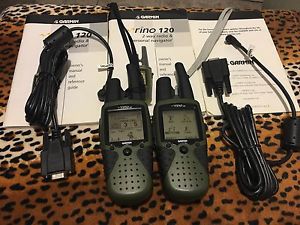 Garmin Rino 120 Two- Way Radio/Personal Navigator Set Great Condition