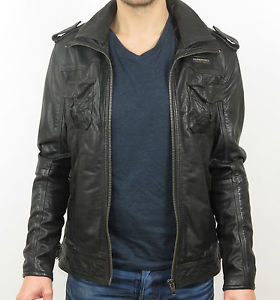 Superdry VESTE DE RYAN MS5HY028F1 CANETTE - Plus sombres Marron - noir - Cuir