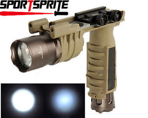 Night Evolution M900V Vertical Foregrip Weapon Light Gun Lamp Torch Dark Earth
