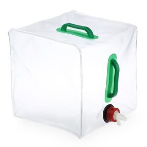 20L PVC Im Freien Transparent Trinkwasser Tasche Autowasserträger Behälter ADE