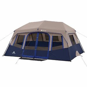 New Instant 10 Person 2 Room Instant Cabin Tent Outdoor Tent Sleeps Camping