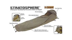 Snugpak Stratosphere Bivouac Abri Imperméable Léger Un Homme Tente Bag Basha
