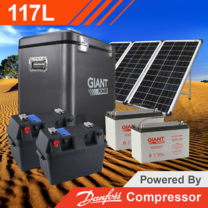 Giant Power 117L Complete Solar Fridge Kit