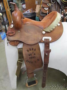 Courts 14" Lightly Used Barrel Saddle Cute & Excellent Condition