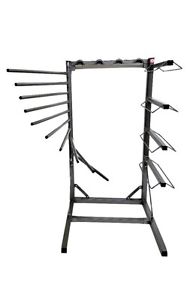 Equiracks Tack Rack Complete Multi Storage Free Stand Gray SSR-1001