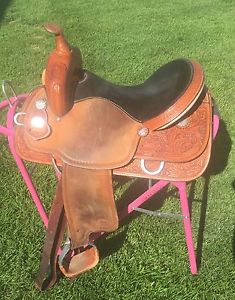 Meleta Brown Freedom Series Barrel Saddle By Crates Western Saddle
