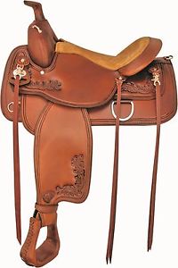 TexTan Seminole Trail Saddle 16" Seat